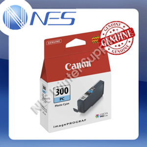 Canon Genuine PFI-300C Cyan Ink Cartridge PFI300C for Canon PRO300
